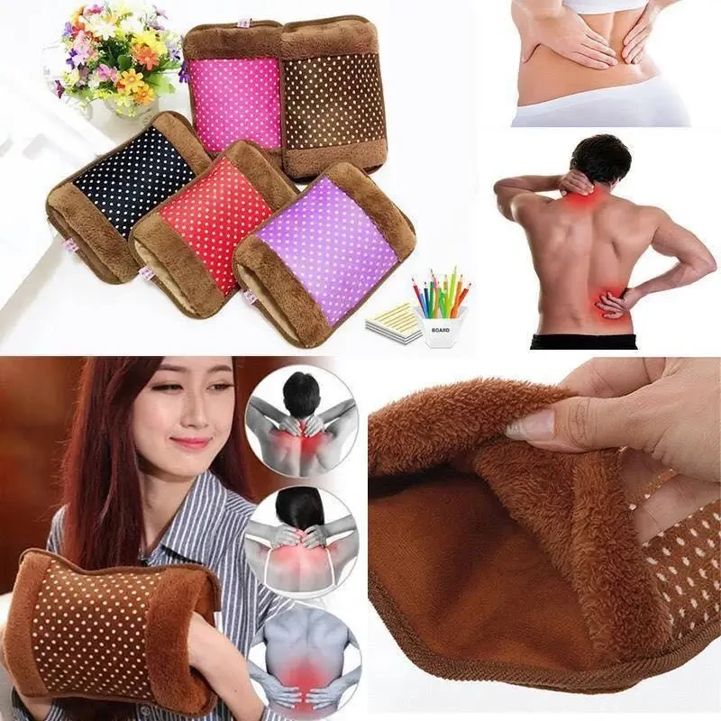 Electric Hot Water Bag / Heat Pillow and Pain Remover - Multicolour - hot water bag