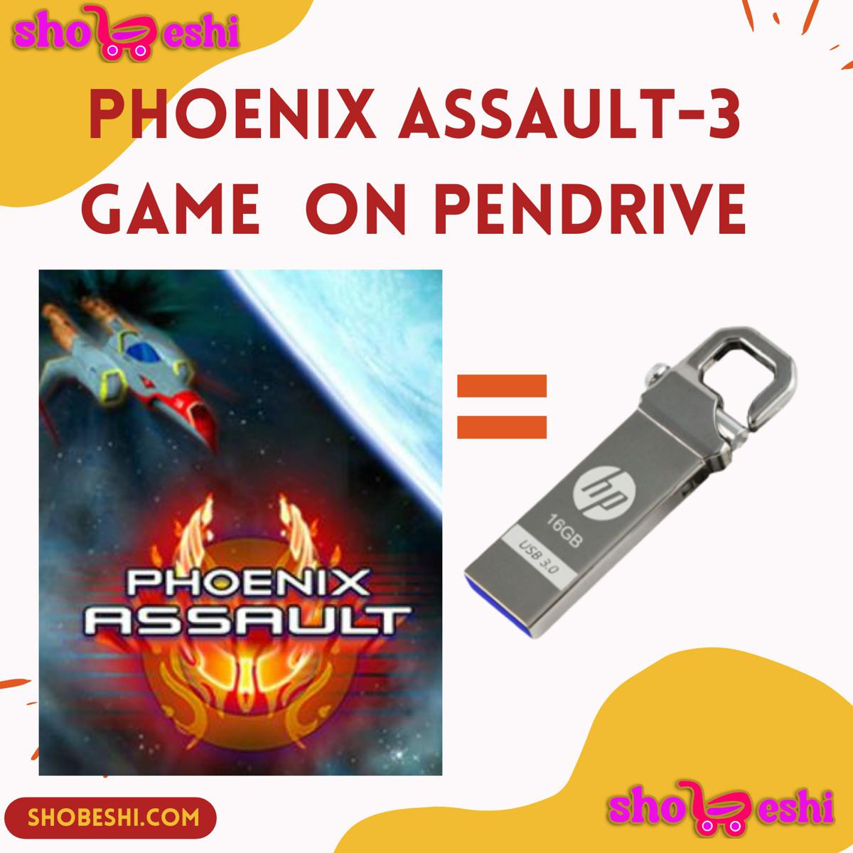 Phoenix assault-3 Game in PENDRIVE