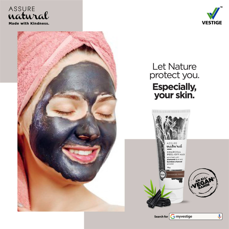 Assure Natural Charcol Peel-Off Mask