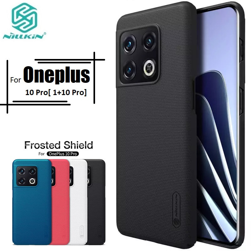 Nillkin { Oneplus 10 Pro } Super Frosted Shield Matte cover case for OnePlus 10 Pro - Black