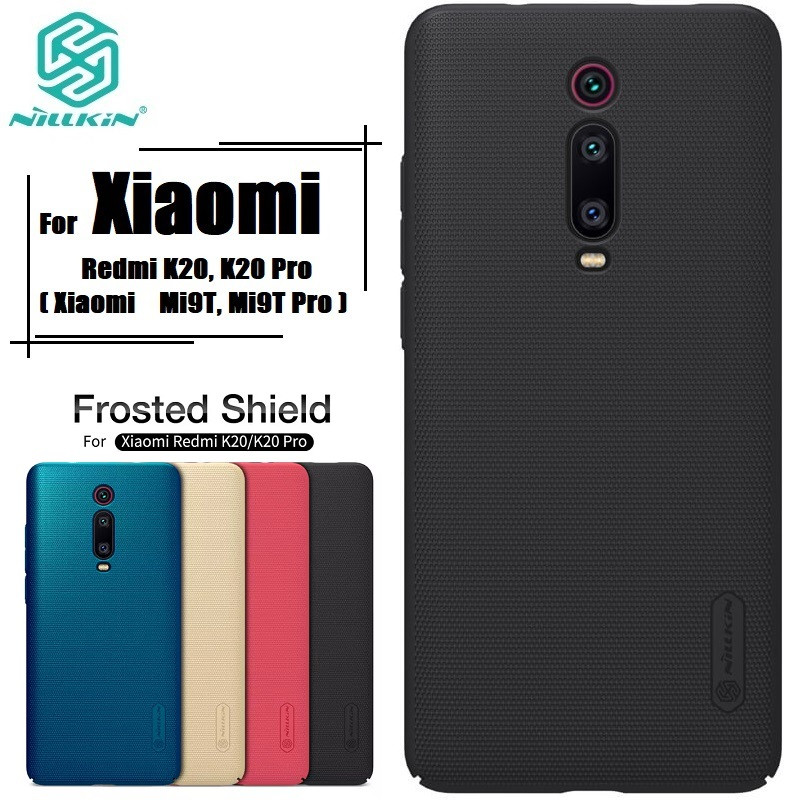 Nillkin { Xiaomi Redmi K20 / K20 Pro } Super Frosted Shield Matte cover case for Xiaomi Redmi K20, K20 Pro (Xiaomi Mi9T, Mi9T Pro) - Black