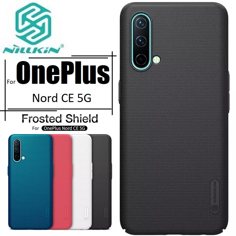 Nillkin { OnePlus Nord CE 5G } Super Frosted Shield Matte cover case for OnePlus Nord CE 5G - Black