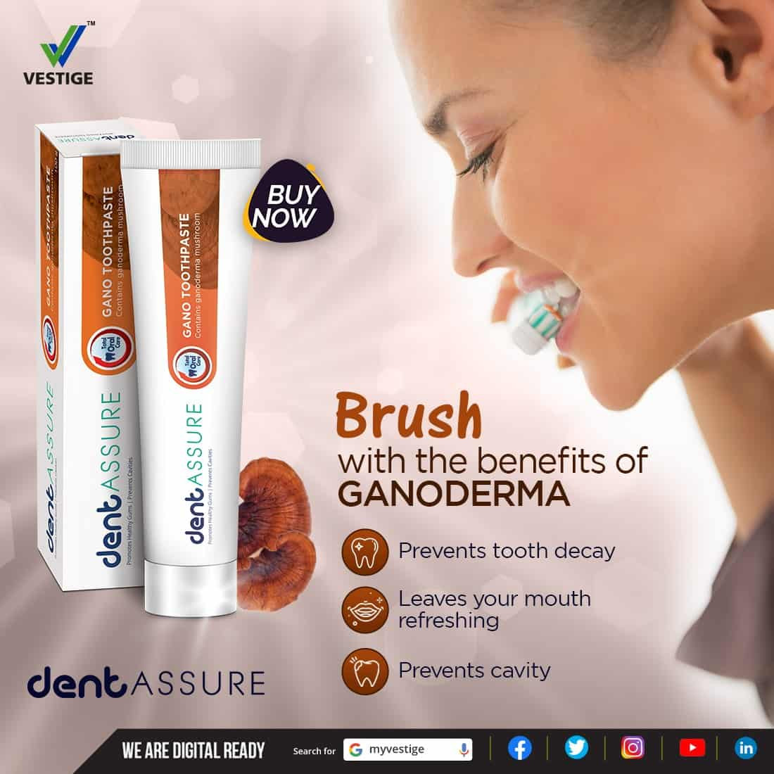 Dentassure Gano Toothpaste Best For 24 Hour Protection