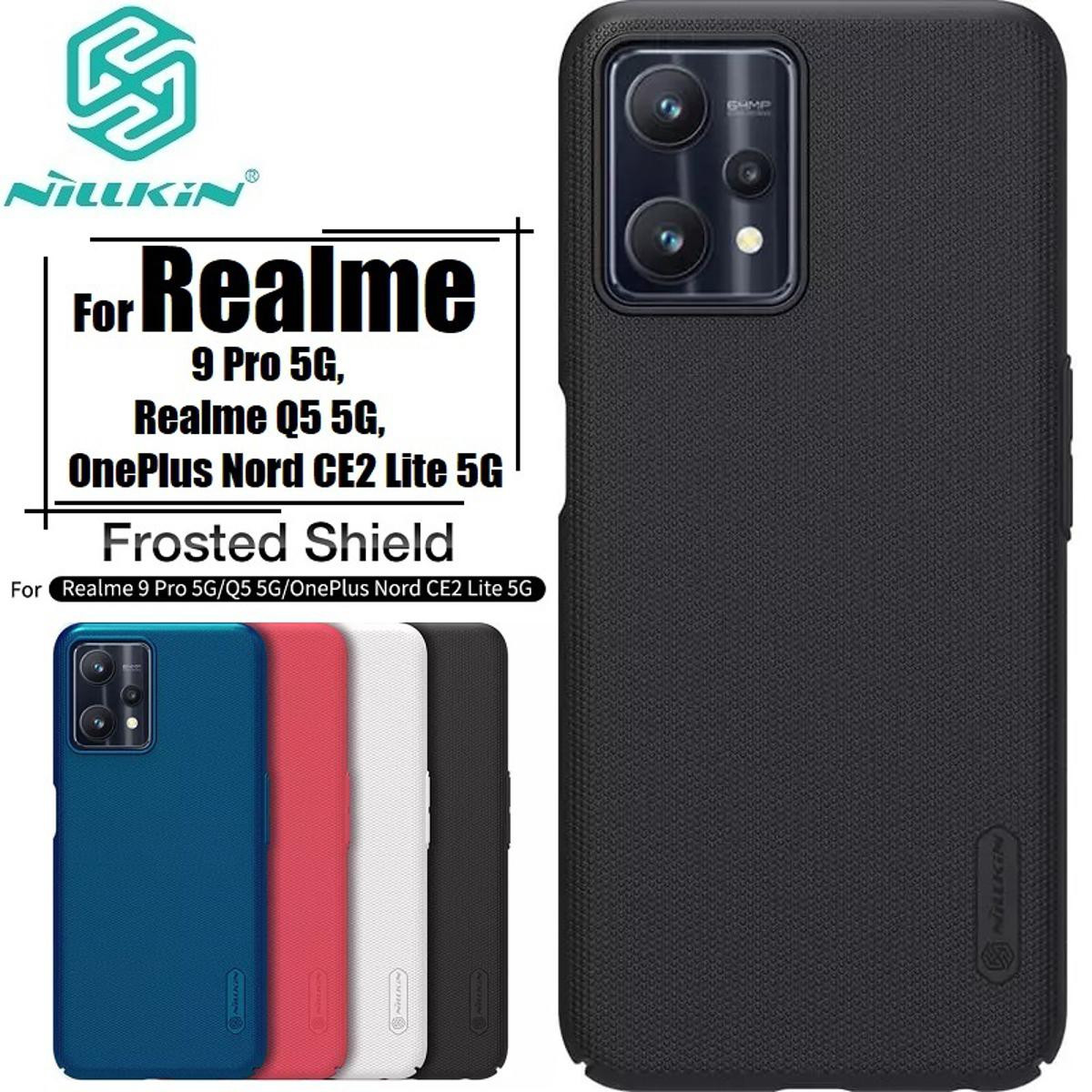 Nillkin { Realme 9 Pro  } Super Frosted Shield Matte cover case for Samsung Galaxy           Smart Phome Back Cover Case - Black