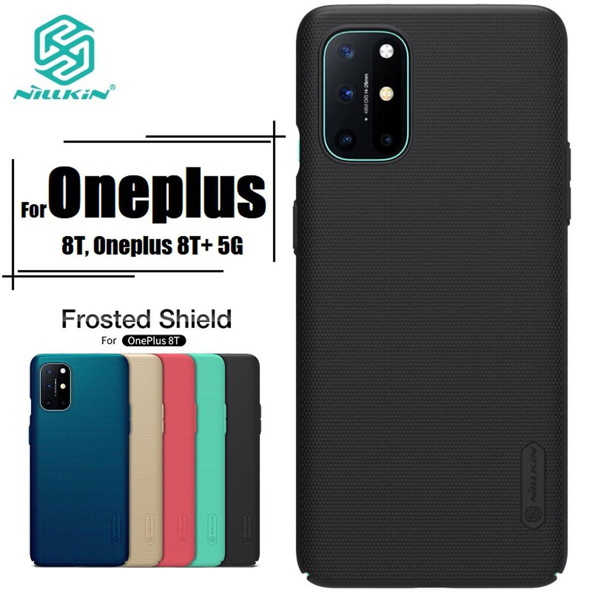 Nillkin { 1+8T } Super Frosted Shield Matte cover case for OnePlus 8T - Black