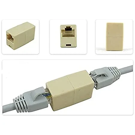 RJ45 Lan Jointer White (1PCS)