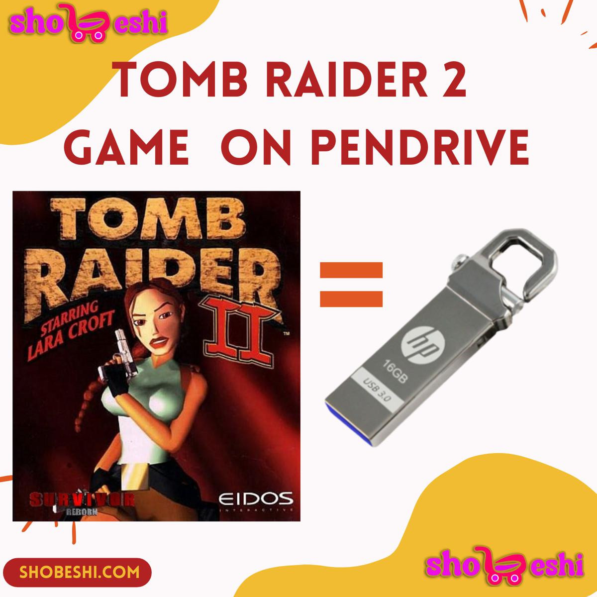 Tomb raider 2 On PENDRIVE