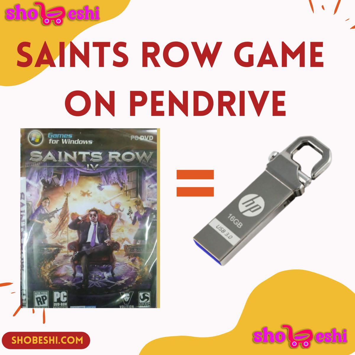 Saints Row game in PENDRIVE