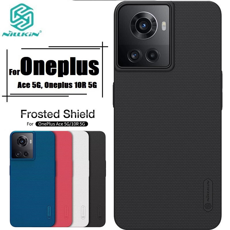 Nillkin { OnePlus Ace 5G, OnePlus 10R 5G } Super Frosted Shield Matte cover case for OnePlus Ace 5G, OnePlus 10R 5G - Black