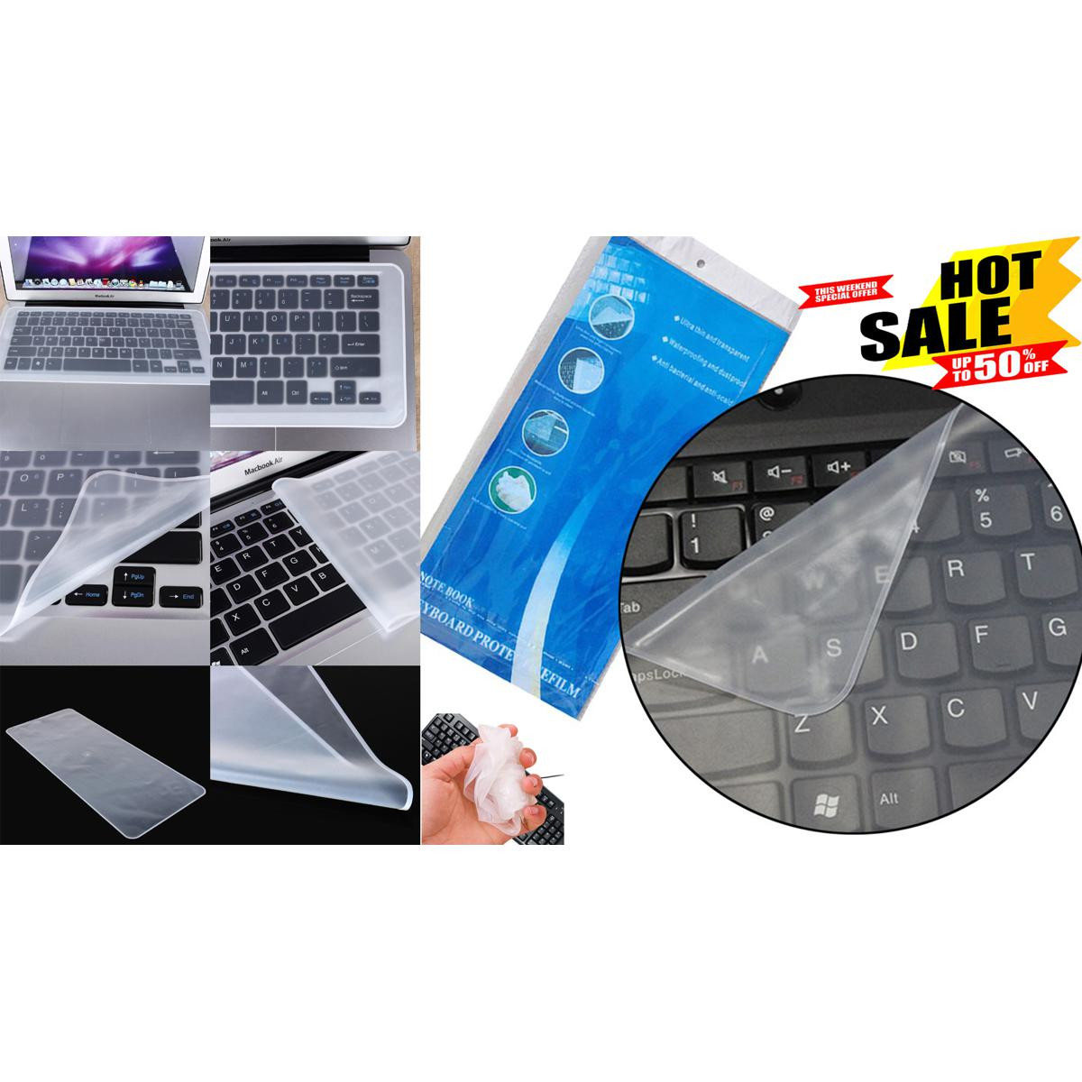 Laptop Keyboard Protector Silicon Film for any - Transparent Laptop Keyboard Protector with Best Quality