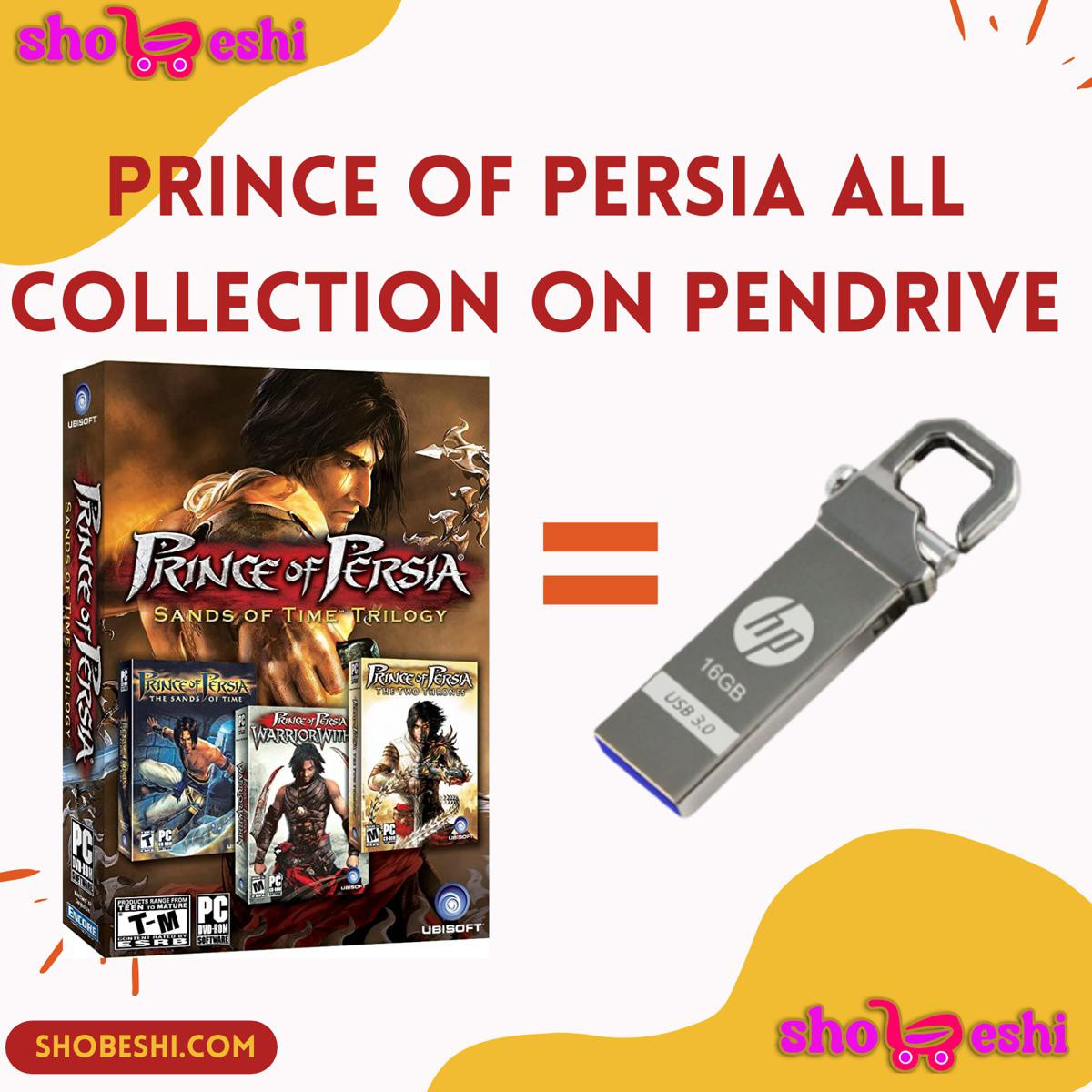 Prince of Persia All Collection On PENDRIVE