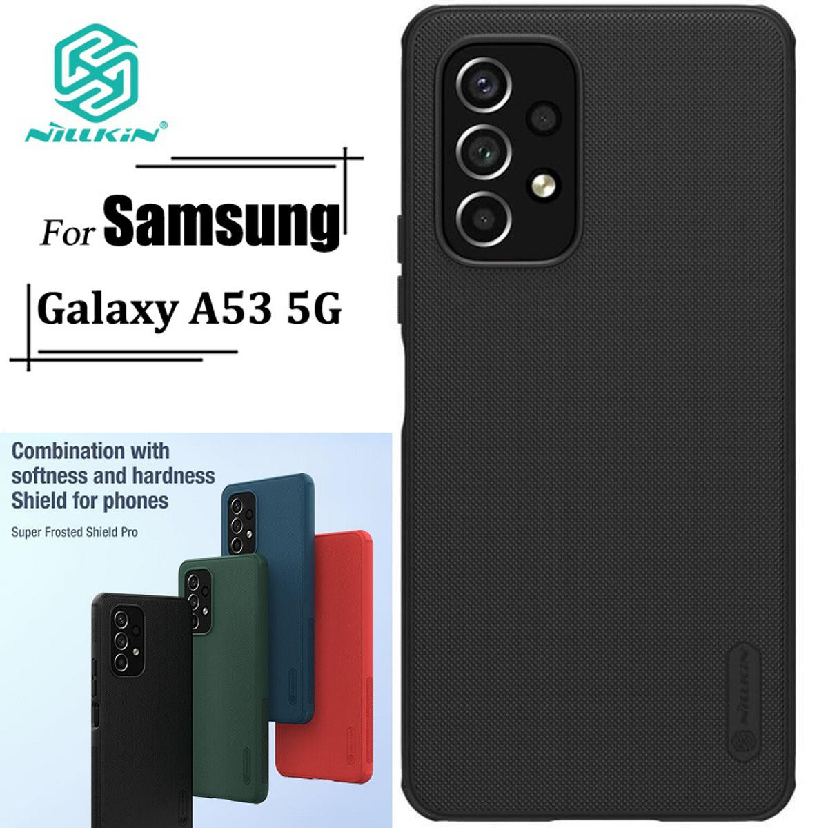 Nillkin { Samsung Galaxy A53 5G } Super Frosted Shield Pro Matte cover case for Nillkin Samsung Galaxy A53 5G Super Frosted Pro Back Cover Case - Black