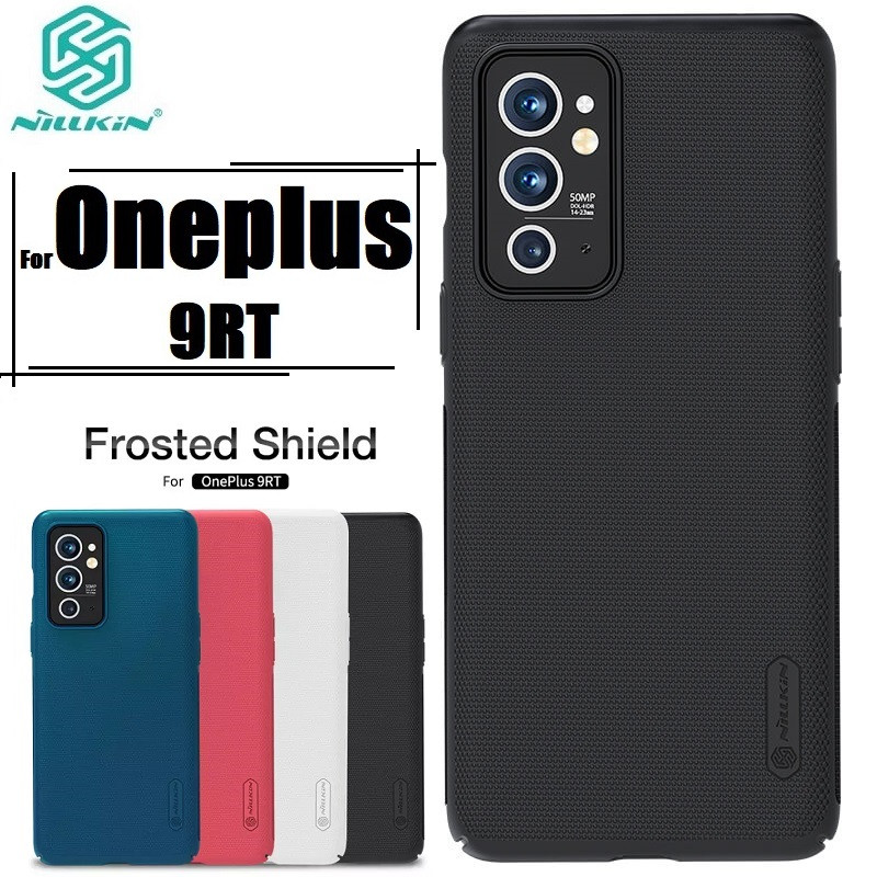 Nillkin { Oneplus 9RT 5G } Super Frosted Shield Matte cover case for OnePlus 9RT 5G - Black