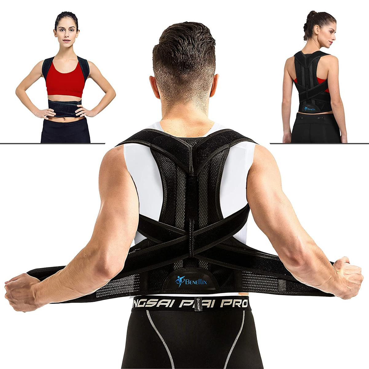 High Quality Magnetic Therapy Posture Corrector Body Back Pain Brace Shoulder Support Belt