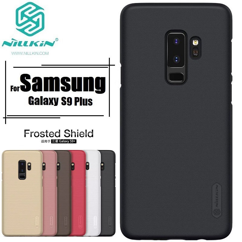 Nillkin { Samsung Galaxy S9 Plus } Super Frosted Shield Matte cover case for Samsung Galaxy S9 Plus Smart Phone Back Cover Case - Black