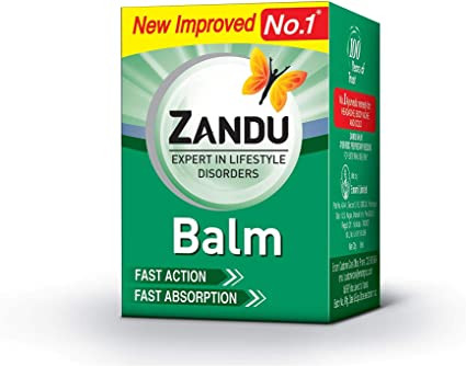 Zandu Balm For Bodyaches, Pains & Headaches 8ml