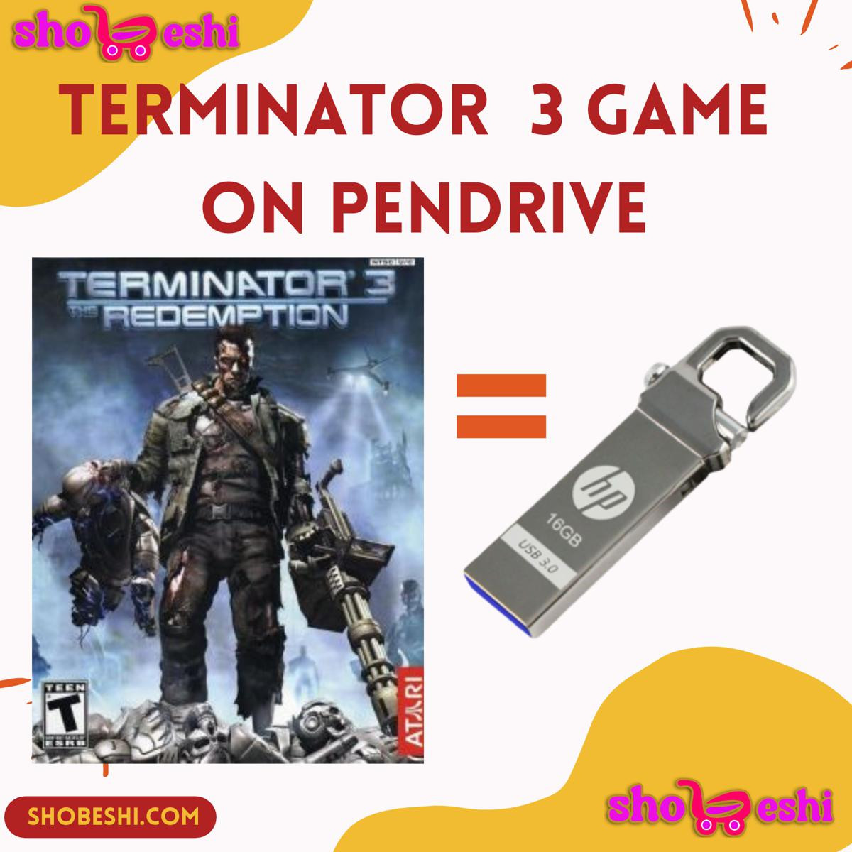 TERMINATOR 3 game in PENDRIVE