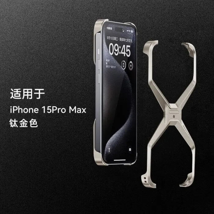 New arrivals aluminium bumper x deign only 15 pro max
